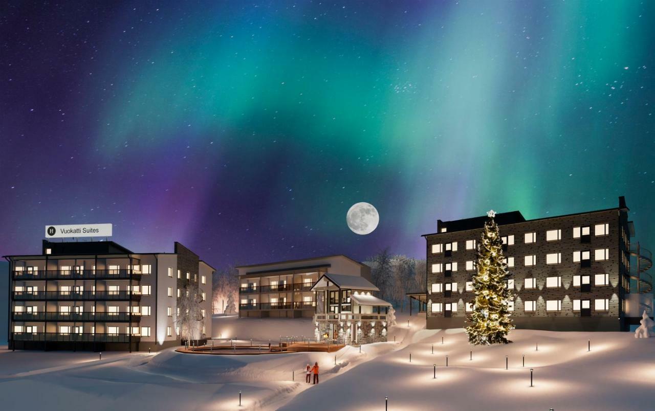 Aateli Lakeside Chalets - Former Vuokatti Suites Eksteriør billede